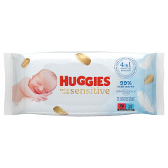 HUGGIES Drėgnosios servetėlės HUGGIES PURE EXTRA CARE 56pcs
