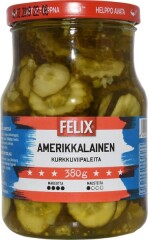 FELIX American-style cucumber slices in a sweet marinade 730g