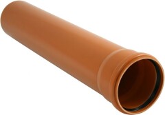 OSTENDORF Ārējās kanalizācijas PVC caurule SN4 DN160/2000mm 1pcs