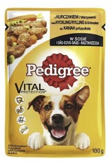 PEDIGREE Pedigree pouch chicken and vegetables in sauce 100g 100g