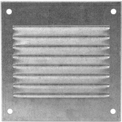 EUROPLAST Metalinės ventiliacijos grotelės MR1010Zn, 100 x 100 mm, cinkuotos 1pcs