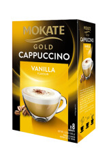 MOKATE Tirpus kavos gėrimas Mokate Cappuccino Gold Vanilla 100g