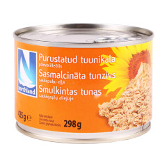 NORTHLAND Smulkintas tunas aliejuje NORTHLAND,425g 425g