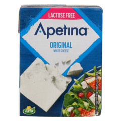APETINA Baltasis sūris APETINA 45% rieb. be laktozės 200g