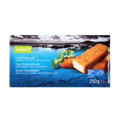 RIMI FISH FILLET FINGERS RIMI 250G 250g