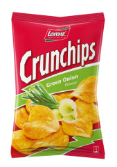 LORENZ Crunchips kartulikrõpsud rohelise sibulaga 75g