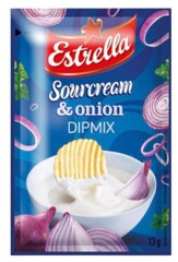 ESTRELLA Pulveris Dip mērcei skābais krējums un sīpoli 13g