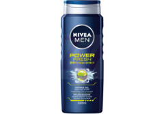 NIVEA MEN Dušas želeja vīriešu Power Fresh 500ml