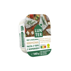 LUNTER Creamy tofu spread with dill LUNTER, 9x140g 140g