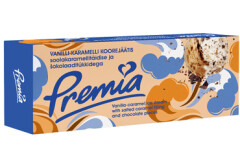 PREMIA Vanilla-caramel cream ice cream salted caramel. and shock.with pieces 480g