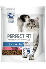 PERFECT FIT Iekštelpu kaķu sausā barība PERFECT FIT dry Indoor Rich ar liellopa garšu, 750g. 750g