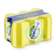TUBORG Tuborg Lime Cut 0,33L Can MP6 1,98l