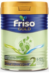 FRISO GOLD Pieno mišinys kūdikiams FRISO GOLD 2 nuo 6 mėn. 400g
