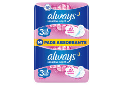 ALWAYS Higiēnas paketes Ultra Sensetive Night Duo 14pcs