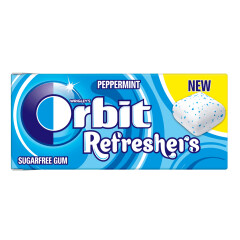 ORBIT Košļājamās gumija Orbit Refreshers Peppermint, 15.6g. 15,6g