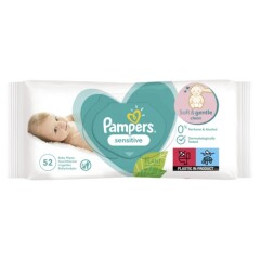 PAMPERS Niisked salvrätikud Sensitive 52pcs