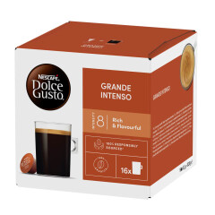 NESCAFE Kavos kapsulės DOLCE GUSTO GRANDE INTENSO 16pcs