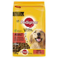 PEDIGREE Pedigree dry beef and poultry 2,6kg 2600g