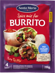 SANTA MARIA Burrito maitseainesegu 28g