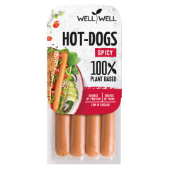 WELL WELL Pea-based sausages spicy WELL WELL, 10x200g 200g