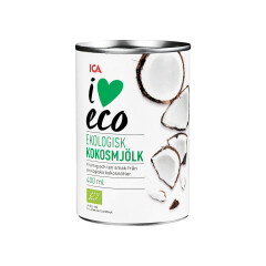 I LOVE ECO Ökoloogiline kookospiim 400ml