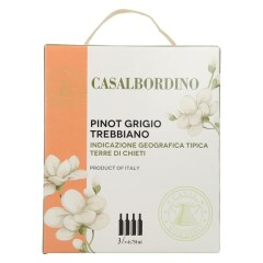 CASALBORDINO Kgt.vein Pinot Gr. Treb.Itaalia 3l