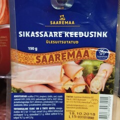 SAAREMAA Sikassaare keedusink ülesuitsutatud 150g