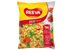 REEVA Ātri pagatavojamās nūdeles ar liellopu gaļas garšu ( paciņā) 85g