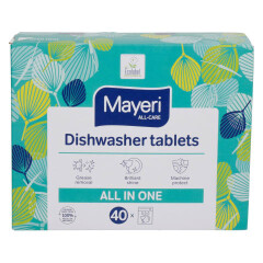 MAYERI Indaplov.tablet.MAYERI ALL IN ONE,40vnt. 40pcs