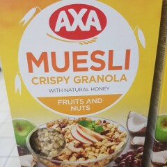 AXA Musli ar riekstiem un augļiem 375g