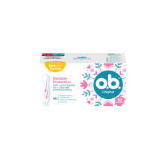 O.B. Higieniniai tamponai O.B. ORIGINAL NORMAL 32pcs