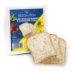 BEZGLUTEN Mitmeviljaleib chiaga (gluteenivaba) 200g