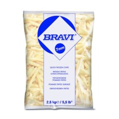 BRAVI Friikartulid 7mm 2,5kg