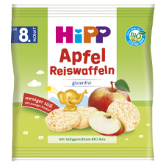 HIPP Ekologiški obuolių ir mėlynių paptotėliai HIPP nuo 8 mėn. 30g