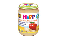 HIPP Ekol. obuolių ir bananų tyrelė hipp su grūdais (nuo 6 mėn.) 190g