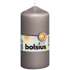 BOLSUS Sammasküünal Rustic Warm Grey 120/58mm 1pcs