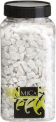 MICA Dekoratyviniai akmenys MICA, baltos sp., 9-13 mm, 1 kg 1kg