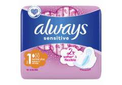 ALWAYS Hig.paket.ALWAYS SENSITIVE NORMAL,20vnt. 10pcs