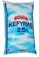 ROKIŠKIO VISIEMS Kefir 2,5% Visiems 0,9 kg p/p 900g