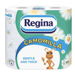 REGINA Tualettpaber camomilla, 3-kihiline 4pcs