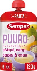 SEMPER Kaera-riisipuder puuviljadega, valmistoi 120g