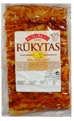 ROKIŠKIO Sūris Rūkytas Rokiškio 43% rieb. s.m.~0,3 kg, vak. 1kg