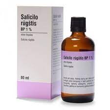 SALICILO RŪGŠTIS BP 1% Salicilo rūgštis BP 1% odos tirpalas 80ml (Bakteriniai preparatai) .. 1pcs