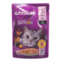 WHISKAS Kiisueine lõhe ja porgandiga 85g