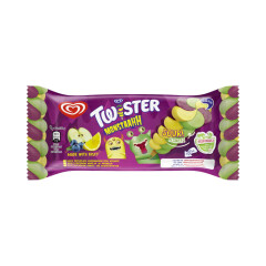 TWISTER Obuolių ir mėlynių skonio valgomieji ledai twister 70ml