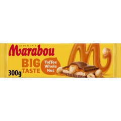 MARABOU Milk chocolate Toffee Whole Nut with whole nuts 300g