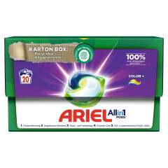 ARIEL Geelkapslid All-In-1 Color+, pappkarbis 20pcs