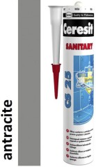 CERESIT Ceresit CS25 Nr.13 280ml Sanitārais silikons Antracite 0,28l