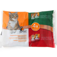 PURRRFECT Kač.ėdal.jaut.pauk.pad.PURRRFECT,4x100g 400g