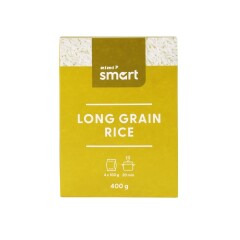 RIMI SMART Ilgagrūdžiai ryžiai RIMI BASIC 4 x 100g 0,4kg